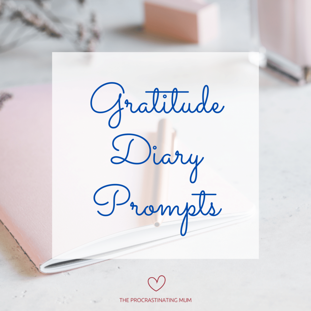 Gratitude Diary Prompts freebie