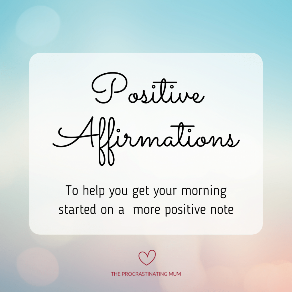 Positive affirmations freebie