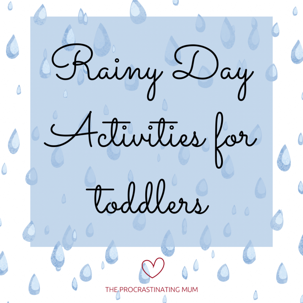 Rainy day activities for toddlers freebie